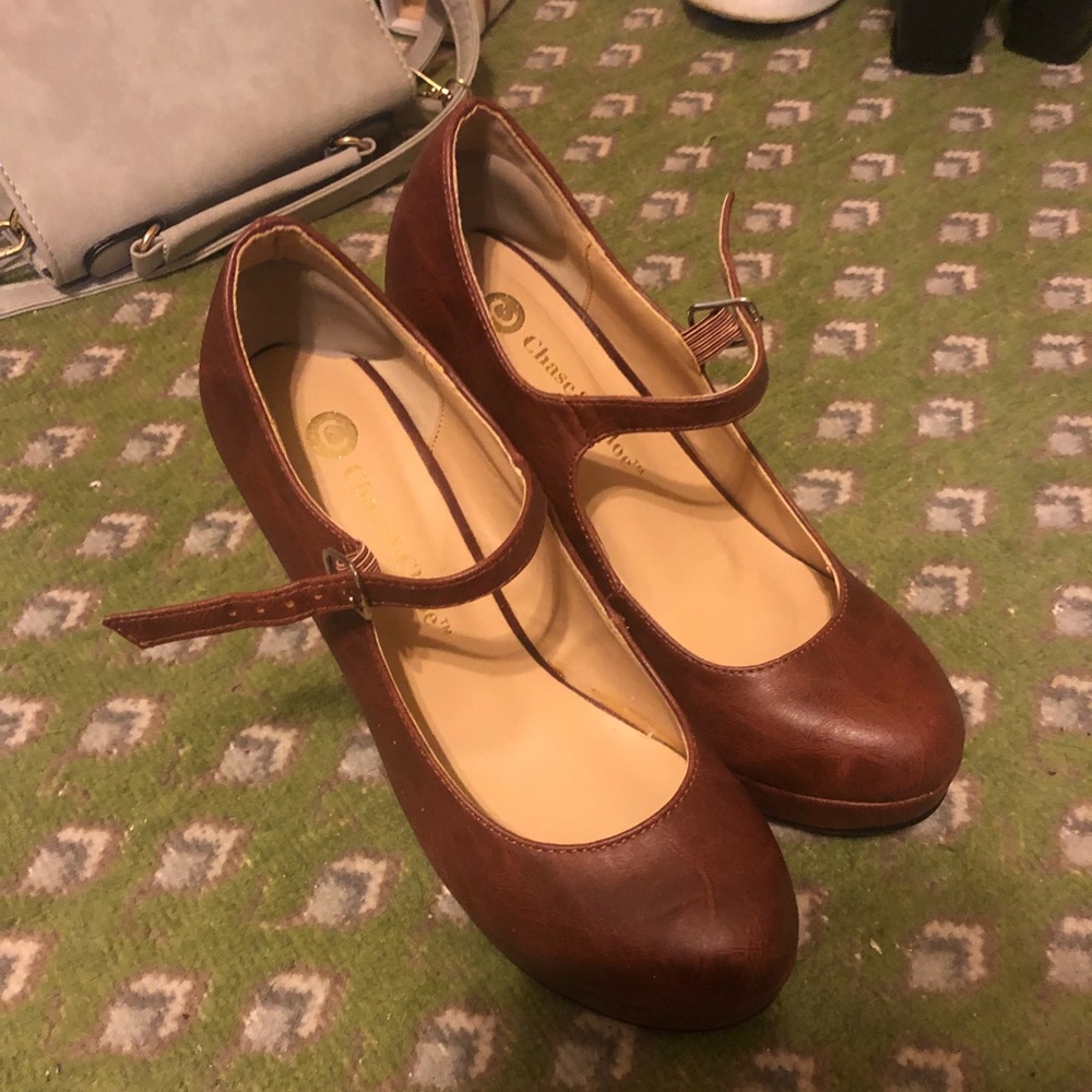 ModCloth brown wedges